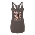 thumbnail image 2 of If It's Not a German Shepherd It's Just a Dog Gift | Womens Dog Lover Premium Tri-Blend Racerback Tank Top, Brown, Large, 2 of 3
