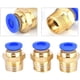 thumbnail image 2 of 25 uds G1/4 conector neumático, conector macho adaptador de acoplamientos rápidos de aire de empuje rápido pc6-02 G1/4, 2 of 5