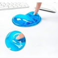 thumbnail image 3 of MOVTOTOP Fashion Heart Silicon Mouse Pad Clear Wristband Pad For Desktop Computer Mousepad Keyboard Support Cushion Wrist Cushion Rests (Blue), 3 of 5