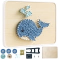 thumbnail image 2 of String Art DIY Kit - Whale. Wizardi Craft Kit F07-M12-3-DHBC28009, 2 of 5