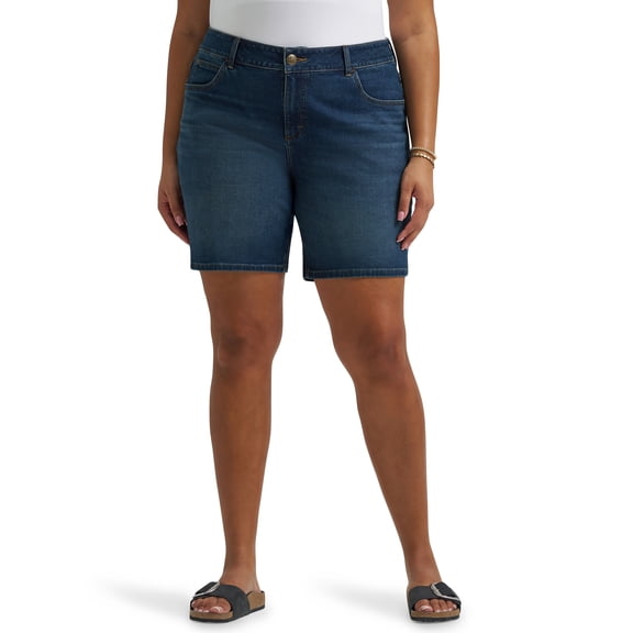 Lee® Women's Plus Mid Rise Bermuda Short, Sizes 16W-26W