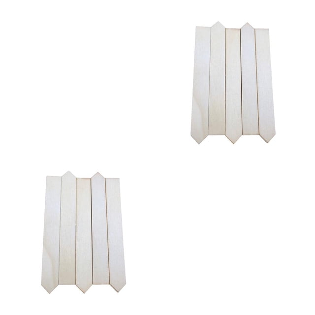 Matsuzay Palos de madera, letrero de costura, placa rectangular, artesanía en hecha a mano, varillas ligeras sin terminar, centros de de Type1 NO1 Matsuzay CBP498749