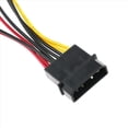 thumbnail image 4 of 2 Uds Molex de una Ventilador de 3 Pines Adaptador Cable de Alimentación Conector Ventilador de Refrigeración Ordenador Cables 12V/5V CC para CPU PC Ventilador con Cubierta, 4 of 5