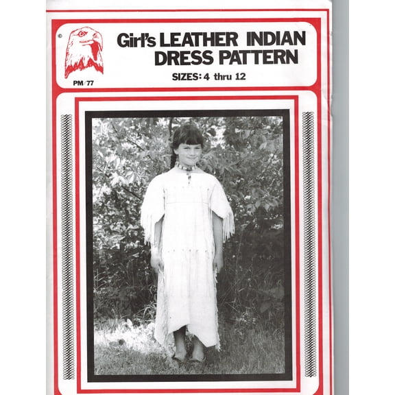 Girl's Leather Indian Dress Pattern