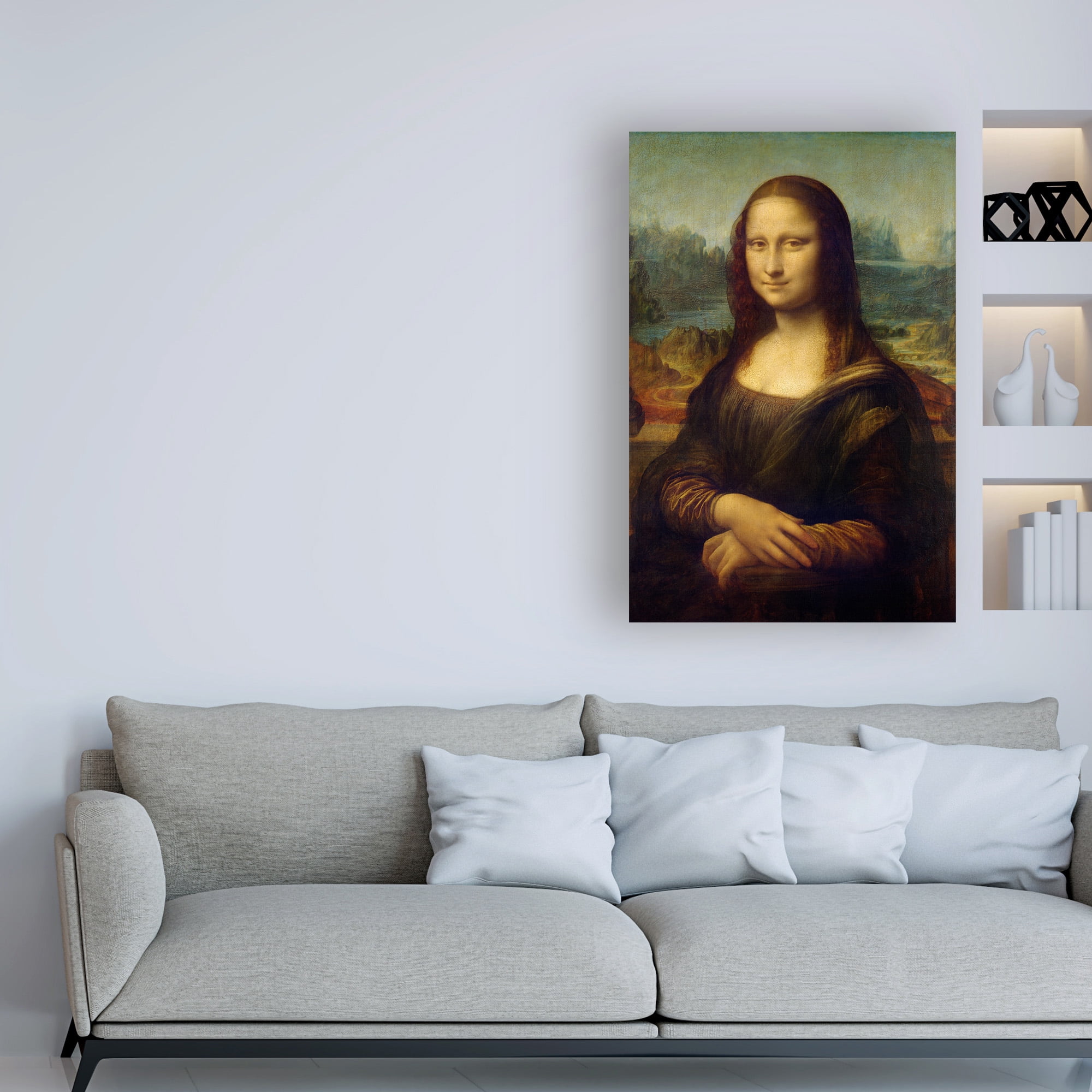 Trademark Fine Art 'Mona Lisa Da Vinci' Canvas Art by Leonardo Da Vinci
