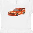 thumbnail image 4 of Inktastic Red Flames Race Car Girls Toddler Dress, 4 of 5