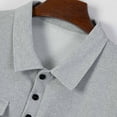 thumbnail image 2 of Yaoyar Mens Waffle Button Down Shirts Set Casual Short Sleeve Plaid Contrast Dress Shirt with Pocket Summer Beach Vacation Shirt, 2 of 8