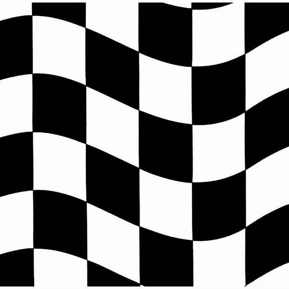 Party Creations Checkered Lunch Napkins, Black/White, 18 Ct