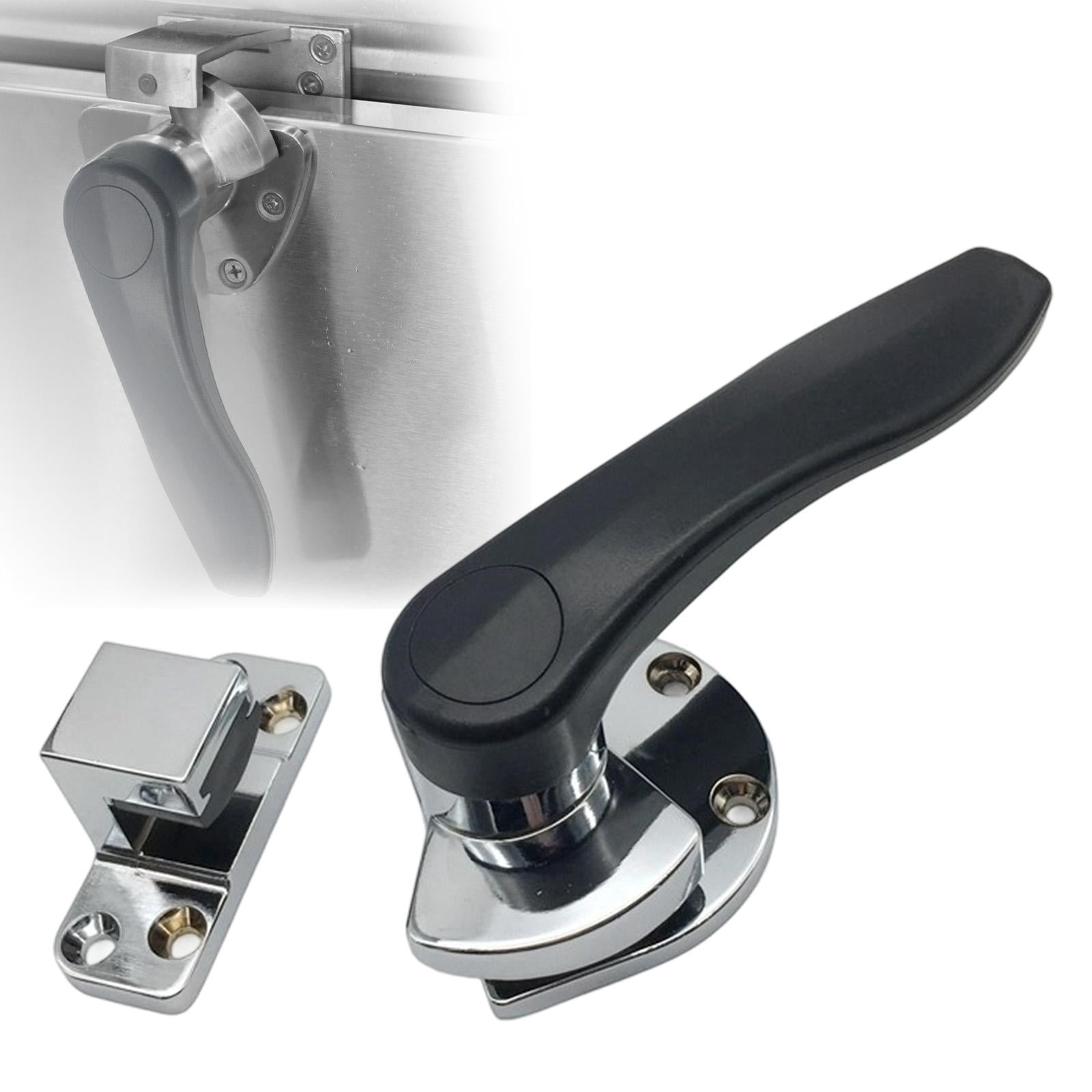CarpNettore Cabinet Door Handle Lock for Steamer Units with Hinges for Freezing Applications Zinc Alloy For Right