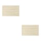 thumbnail image 3 of Alfombrilla de baño Naiovety absorbente antideslizante Chenille Blanco lechoso 2Conjunto, 3 of 6
