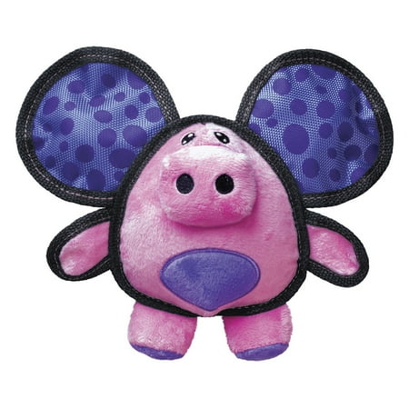 Mousse Dog - Ballistic Ears Tough Durable Dog Toys Squeaker Choose Elephant Pig Bear or Mouse (Pig)