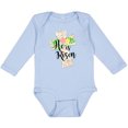 thumbnail image 3 of Inktastic He is Risen Cross with Script and Flowers Boys or Girls Long Sleeve Baby Bodysuit, 3 of 5
