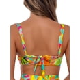 thumbnail image 2 of Sunsets Swimwear Lush Luau Vienna V-Wire Top, 2 of 6