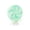 B008- Green, variant on Gingerbread Christmas Decorations, Christmas Tree Decorations, Mint 10 in Swirl Ornament, Candyland Christmas Decorations, Christmas Home Decor, Indoor Holiday Display, 1 Pc