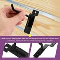thumbnail image 4 of 20Pcs 4 Inch Heavy Duty Slatwall Hooks Assortment Kit, Slatwall Accessories Slatwall Panel Hooks Garage Organization Slat Wall Hooks Pegboard Gridwall Hooks Display Hooks for Retail Black, 4 of 7