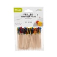 thumbnail image 5 of True Frilled Appetizer Picks, Toothpicks for Garnishes, Cheeses, Set of 50, 5 of 5
