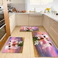 thumbnail image 1 of Bathroom Floor Mat 40 cm x 60 cm Easter Rabbit Design Holiday Decor for Bath Entryway Kitchen, 1 of 1