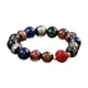 thumbnail image 1 of Pulsera de cristal hecha a mano con cuentas de rosario, pulsera elástica de meditación de yoga para hombres y mujeres, 1 of 5