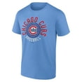 thumbnail image 2 of Men's Fanatics Light Blue Chicago Cubs Alt Circle T-Shirt, 2 of 3