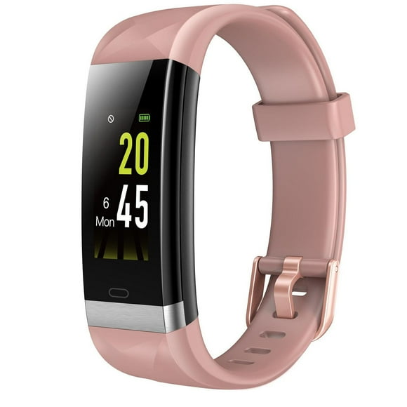 Letscom ID131 Bracelet d'activité physique avec à écran couleur et moniteur de fréquence cardiaque de Letsfit