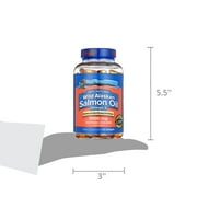 Pure Alaska Omega 100% Natural Wild Alaskan Salmon Oil 1000 mg, 210 ct Softgels