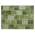 thumbnail image 2 of Addison Rugs Chantille Indoor/Outdoor Transitional Patchwork Olive Washable Rectangle Rug, 1'8" x 2'6", 2 of 6