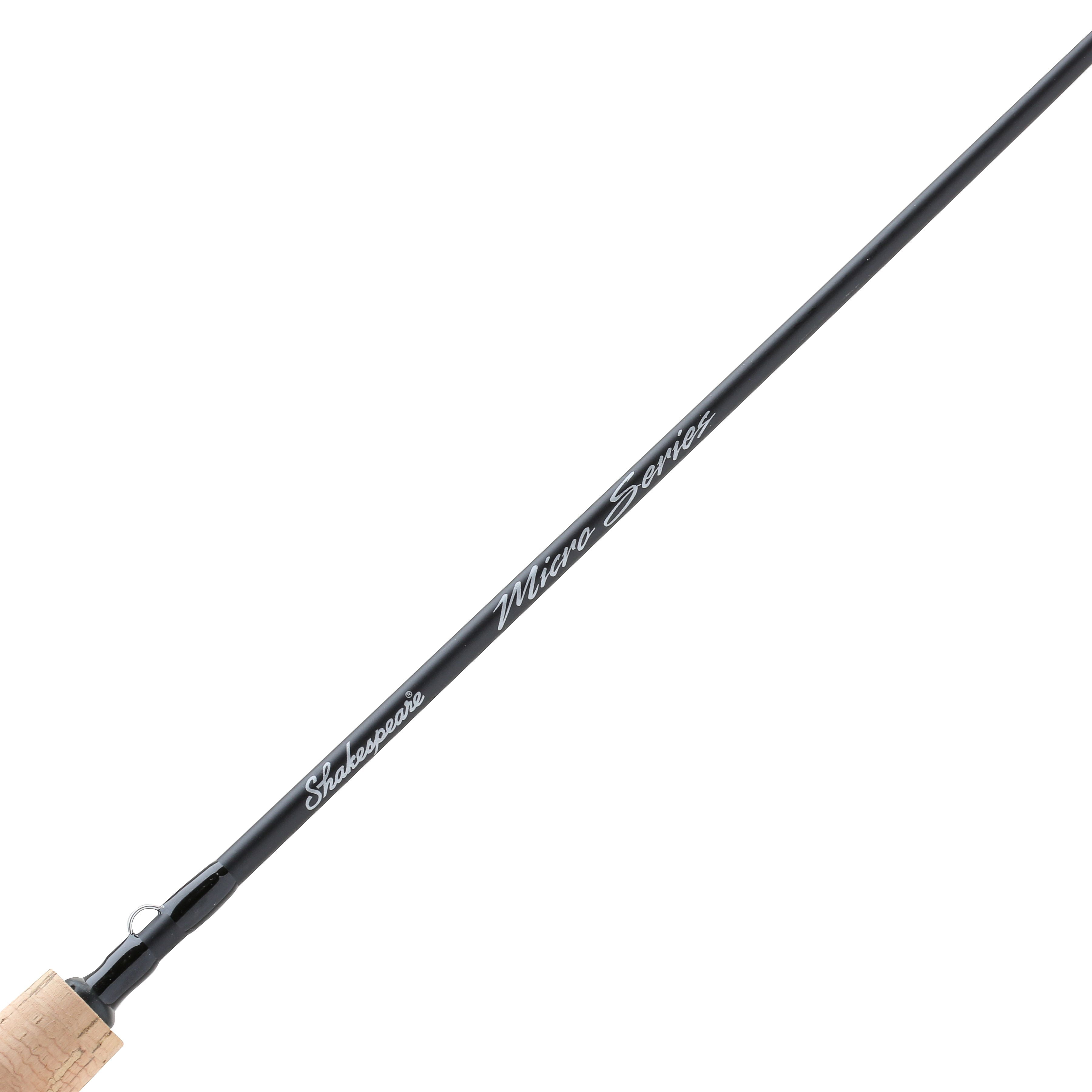 Shakespeare Micro Spincast Fishing Combo, 4'6" Ultra Light Rod, 4 Size Reel