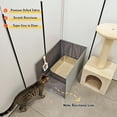 thumbnail image 4 of Caja de arena para gatos Gesomepurrz, extra grande, resistente al agua, 4 of 7