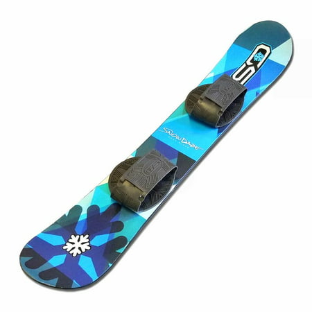Snow Daze 110 cm Blue Pattern Kids Beginner (Best Women's Beginner Skis)