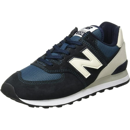 New Balance Men's 574 V2 Sneaker Eclipse With Nb White 9.5