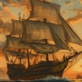 thumbnail image 6 of Fantasy Pirate Ship Print Elastic Round Table Cloth Cover,Round Elastic Tablecloth Waterproof, 6 of 8