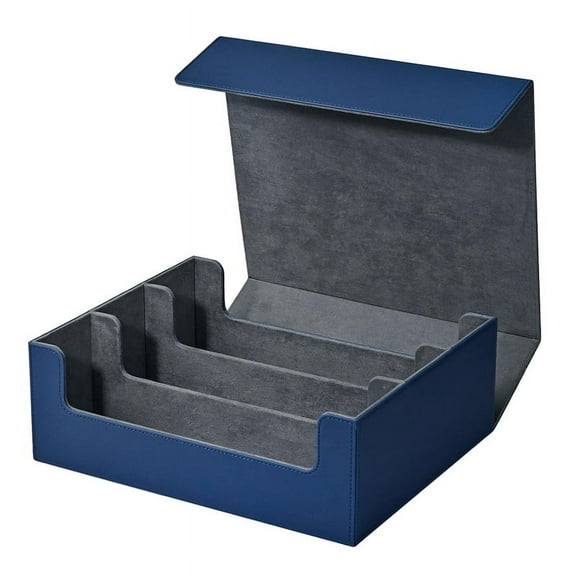 Card Storage Box for Trading Cards, Deck Case, Blue