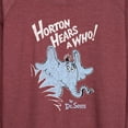 thumbnail image 3 of Horton Hears a Who - Distressed - Women's Lightweight French Terry Long Sleeve Shirt, 3 of 5