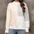 thumbnail image 3 of Gibobby Sudadera de mujer Sudaderas de moda de gran tamaño para mujer con cuello alto de manga larga trajes de otoño 2023(B,M), 3 of 4