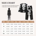 thumbnail image 4 of Honeii White Black Sheep skull Print Women's Pajama Sets Long Sleeve Button Down Sleepwear Nightwear Soft Pjs Lounge Sets 2PCS-Large, 4 of 7