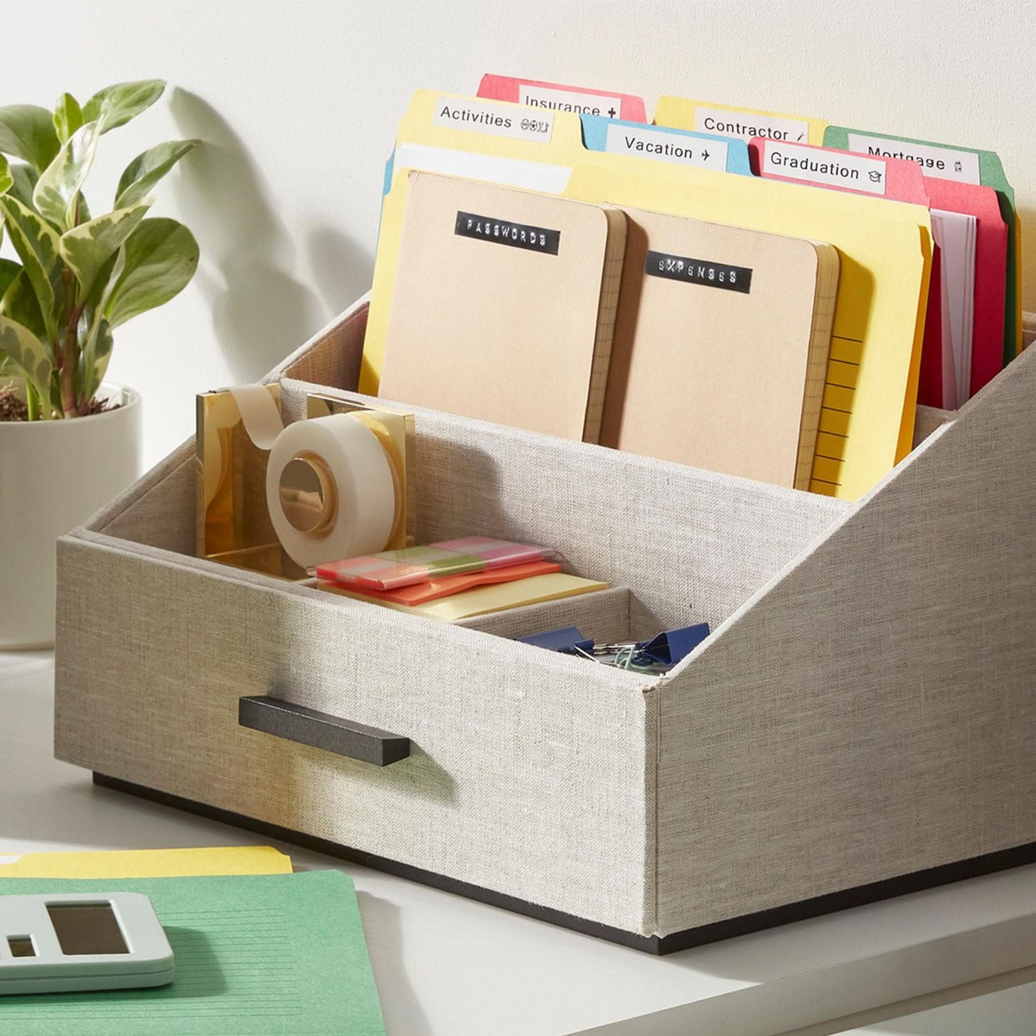 DYMO Self-Adhesive Embossing Labels, White Print on Black Tape, 3/8" x 9.8-Foot Roll, 3 Count