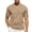 Khaki, variant on Aofany Summer T Shirt Men Solid Color Short Sleeve T-Shirts Casual V-Neck Big and Tall Mens Pullover Shirts