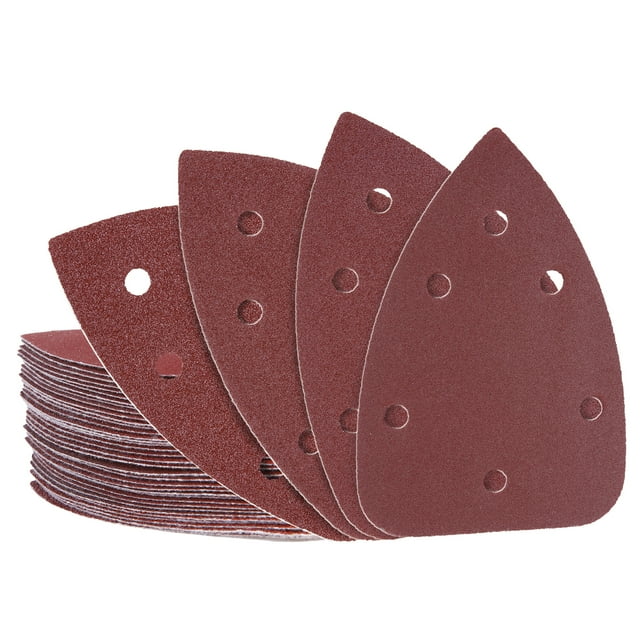FlyFlise Détail Ponçage Papier Kit Souris Papier de Verre 140*100mm 6trous 40pcs