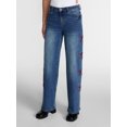 thumbnail image 5 of Madden NYC Women's Embellished Ultra 90s Jeans, Sizes 00-18, 5 of 6