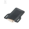 thumbnail image 6 of Gustavedesign Universal Cellphone Pouch Holster Vertical Leather Belt Pouch Hybrid Carrying Case Waist Bag with Belt Loop for iPhone 11 12 Pro X/XR Galaxy S20 S10, Black, 6 of 10