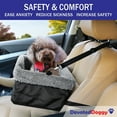 thumbnail image 5 of Dog Booster Car Seat, Fits Pets up to 20lbs, with Metal Frame Encasing, 5 of 6
