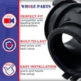 thumbnail image 6 of Whole Parts Dishwasher Hose Assembly (Includes Two Clamps) Part # W10445975 - Replacement & Compatible With Some Amana, Inglis, Jenn Air, Kenmore, Kitchen Aid and Whirlpool Dishwashers, 6 of 7