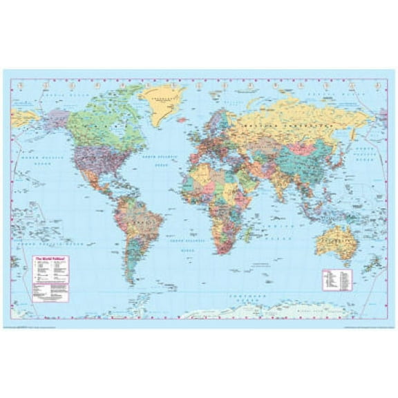 Maps - World Map 2 Poster (24 x 36)