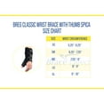 thumbnail image 3 of Breg Classic Wrist Brace with Thumb Spica (Right Wrist, Medium), 3 of 6