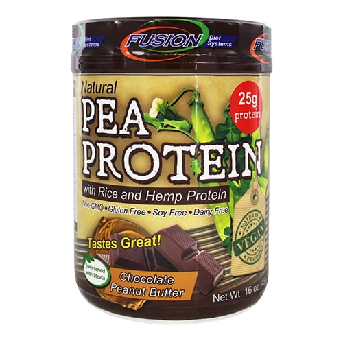 Fusion Diet Systems Natural Pea Protein Powder, Chocolate Peanut Butter