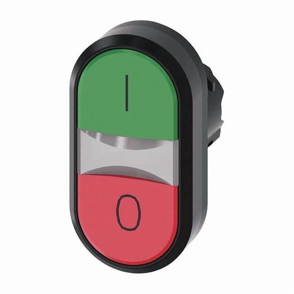 Siemens Multihead Operator,2 Heads,Round Shape 3SU1000-3AB42-0AK0