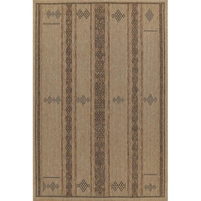 Momeni HAMPOHAM-6NAT80A0 8 x 10 ft. Hampton Machine Made Transitional Rectangle Area Rug, Natural