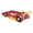 Red Plywood2, variant on XIZE Twin Race Car-Shaped Platform Bed with Wheels, Blue Finish