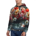thumbnail image 3 of Lsque Vibrant Bouquet Waterfall Pattern Casual Men's Hoodie,Hooded Sweatshirt with Kangaroo Pocket,Pullover Hoodie-Medium, 3 of 7