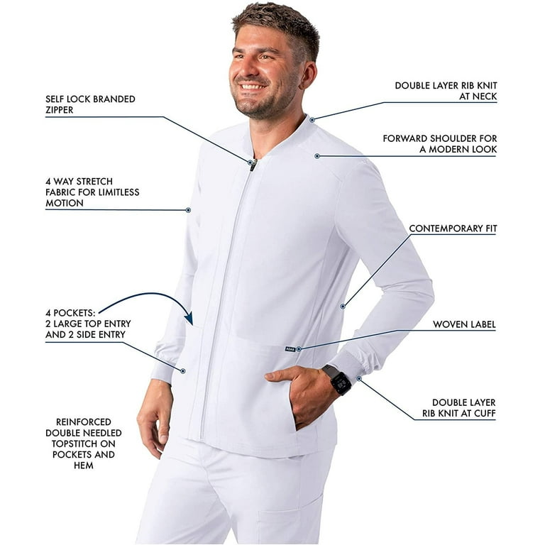 Adar scrub shop jacket